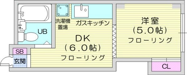 麻生駅 徒歩5分 3階の物件間取画像